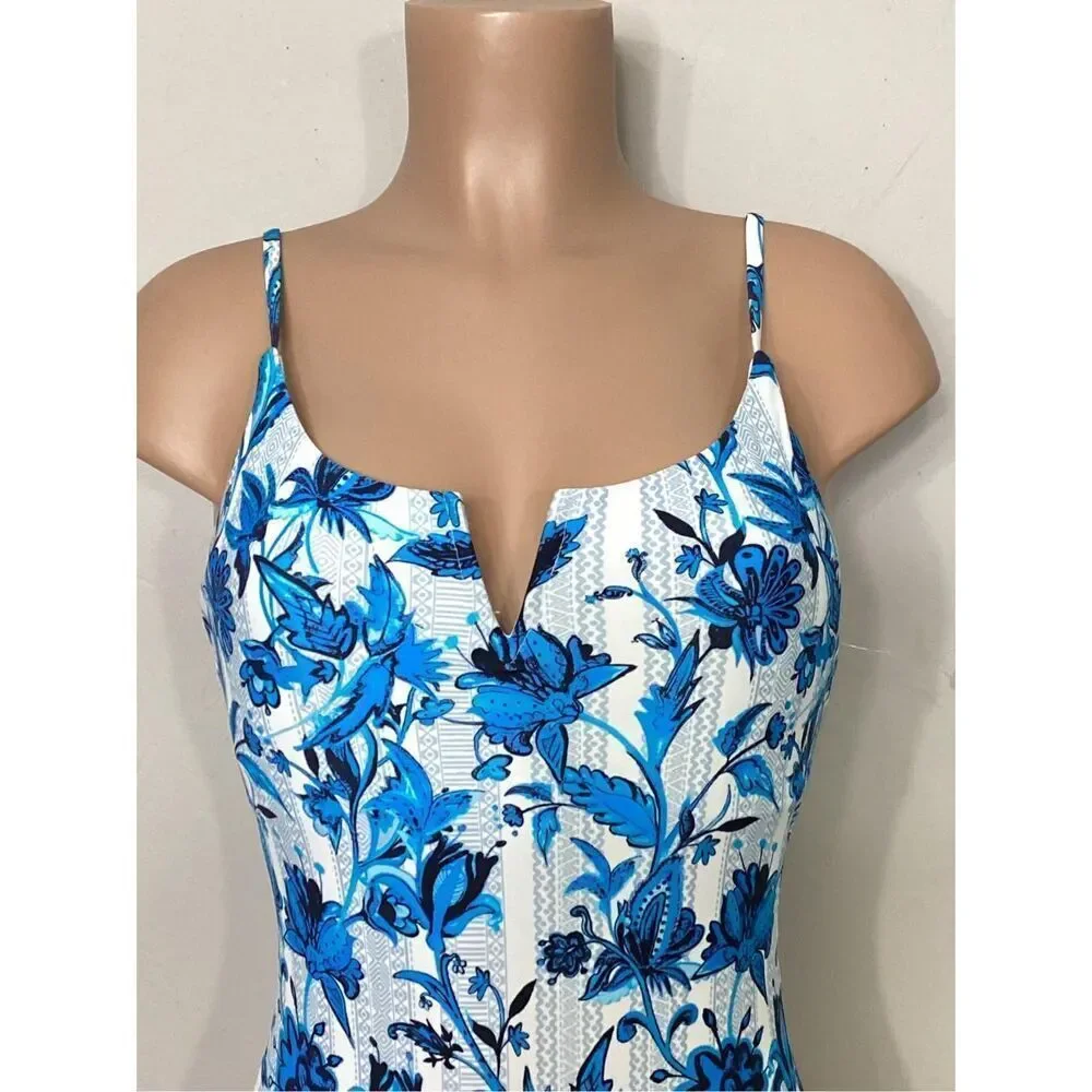 New. Red Carter floral swimsuit. Large. Retails $168